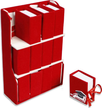 12 SCATOLINA PORTACONFETTI IN VELLUTO BOMBONIERA PER LAUREA ROSSO CON VASSOIO Casa e cucina/Hobby creativi/Materiali per hobby creativi/Forniture per feste/Bomboniere Trade Shop italia - Napoli, Commerciovirtuoso.it