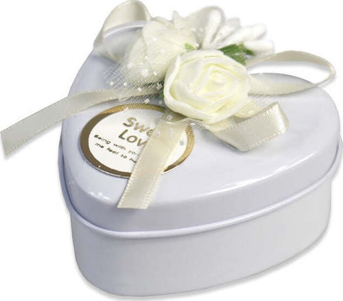 12 SCATOLINE IN LATTA A FORMA DI CUORE BOMBONIERA SEGNAPOSTO PORTA CONFETTI Casa e cucina/Hobby creativi/Materiali per hobby creativi/Forniture per feste/Bomboniere Trade Shop italia - Napoli, Commerciovirtuoso.it