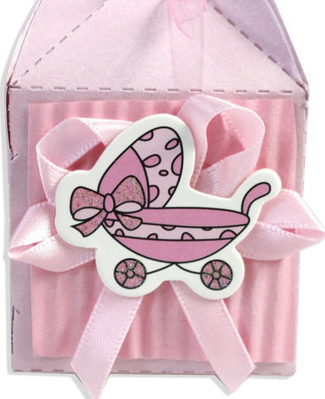 12 SCATOLINE PORTA CONFETTI BOMBONIERA NASCITA BATTESIMO BIMBA ROSA CARROZZINA Casa e cucina/Hobby creativi/Materiali per hobby creativi/Forniture per feste/Bomboniere Trade Shop italia - Napoli, Commerciovirtuoso.it