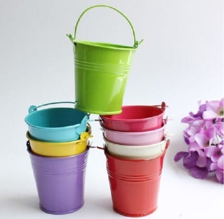 12 SECCHIELLO LATTA DECOUPAGE PORTA PIANTE GIARDINO FIORAIO METALLO CONTENITORE Giardino e giardinaggio/Attrezzi da giardino e attrezzature per l'irrigazione/Vasi e accessori per piante/Vasi tradizionali Trade Shop italia - Napoli, Commerciovirtuoso.it
