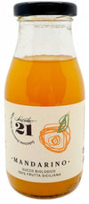 12 X Succo Di Mandarino Siciliano 25 Cl Spremuta Pura 100% Mandarini Bio Siciliani Senza Zuccheri E Conservanti Secolo21