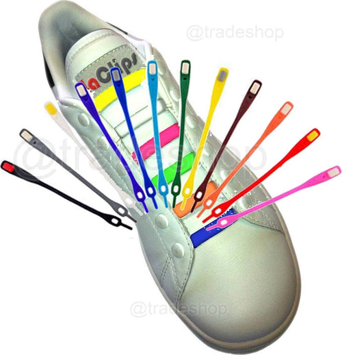 12 X LACCI STRINGHE IN SILICONE RESISTENTE PER SCARPE MULTICOLOR EASY LACES Moda/Accessori per gioielli orologi e scarpe/Prodotti per la pulizia per scarpe e accessori/Lacci per scarpe Trade Shop italia - Napoli, Commerciovirtuoso.it