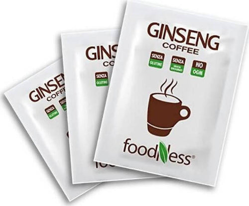 120 pezzi Foodness Caffè al Ginseng in bustine da 20 gr 12 confezioni da 10 bustine Caffè al Ginseng in bustine Non solo caffè online - Albano Laziale, Commerciovirtuoso.it