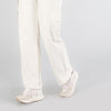 PANTALONE CARGO CON STRAS ALLE TASCHE