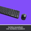 Logitech Kit Tastiera+mouse Wireless Slim Usb Nero Mk220 920-003721
