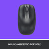 Logitech Kit Tastiera+mouse Wireless Slim Usb Nero Mk220 920-003721