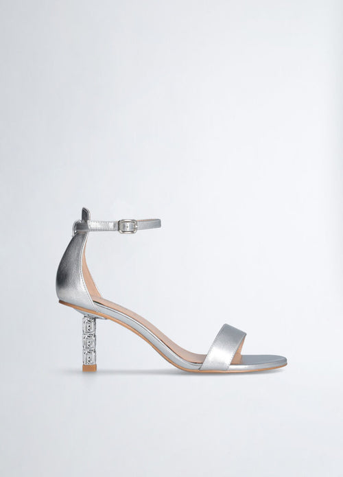 Liu Jo sandali donna Ale 04 metallic silver SA5049EX