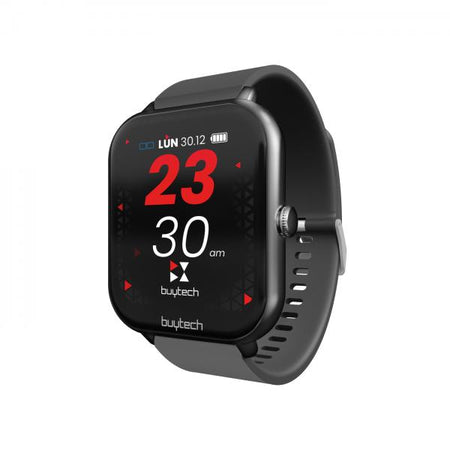 Buytech Smartwatch Call Cassa Nera Cinturino Silicon Bk Chiamate Ecc
