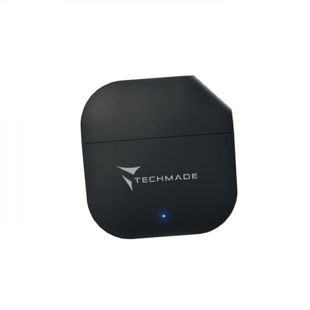 Cuffia auricolare Wireless Techmade TM-XM201 - senza filo con box di ricarica - Black - Auricolari in-ear senza fili Bluetooth - Nero