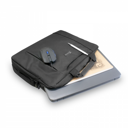 Techmade Borsa Per Notebook In Nylon 15,6" Full Black