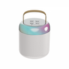 Techmade Speaker Karaoke Bluetooth Portatile Con Mic. Led Bianco
