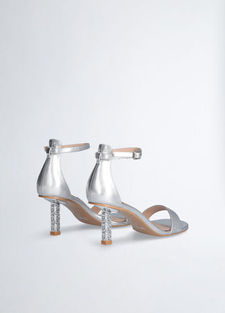 Liu Jo sandali donna Ale 04 metallic silver SA5049EX