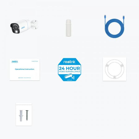 Telecamera di Sicurezza IP 8MP 4K PoE IP67, Serie P330