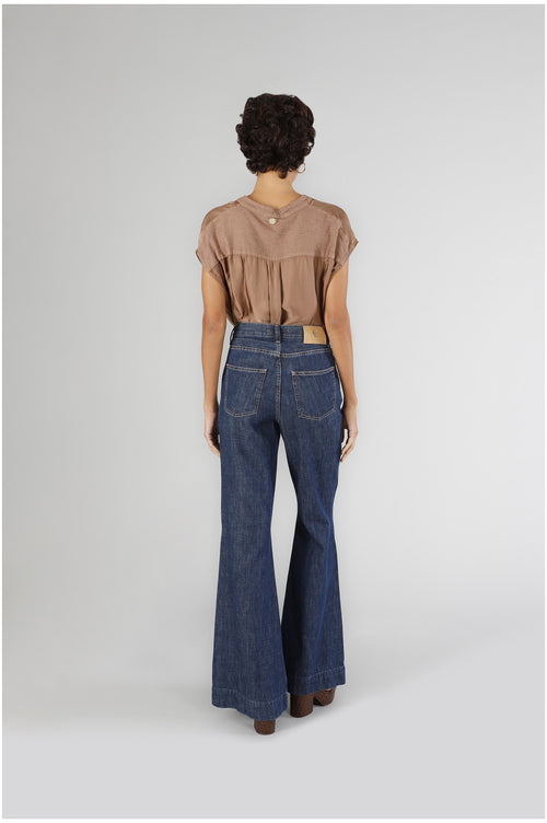 PANTALONE DENIM SUPER FLARE