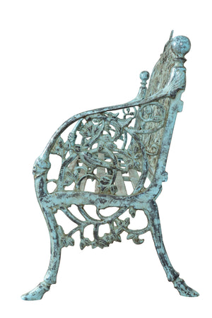 Biscottini Panchina Liberty in ghisa finitura anticata Molto robusta, stabile Offerta