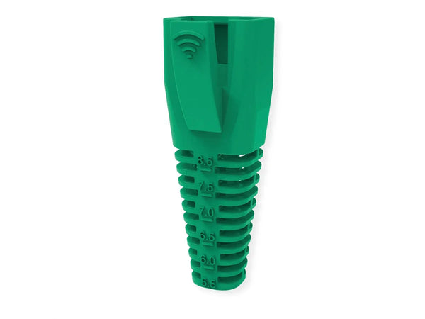 ROLINE CAPPUCCIO DI PROTEZIONE PER RJ45, TAGLIABILE, 10 PEZZI, VERDE