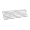 Logitech K950 Signature Slim tastiera Ufficio RF senza fili + Bluetooth QWERTZ Tedesco Bianco
