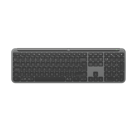 Logitech K950 Signature Slim tastiera Ufficio RF senza fili + Bluetooth QWERTY US International Grafite