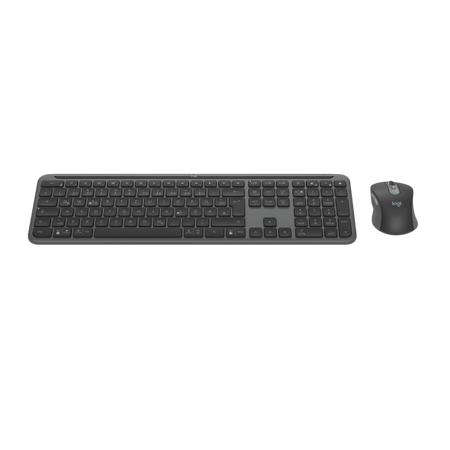 Logitech MK950 Signature Slim tastiera Mouse incluso Ufficio RF senza fili + Bluetooth QWERTZ Tedesco Grafite