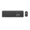 Logitech MK950 Signature Slim tastiera Mouse incluso Ufficio RF senza fili + Bluetooth QWERTZ Tedesco Grafite