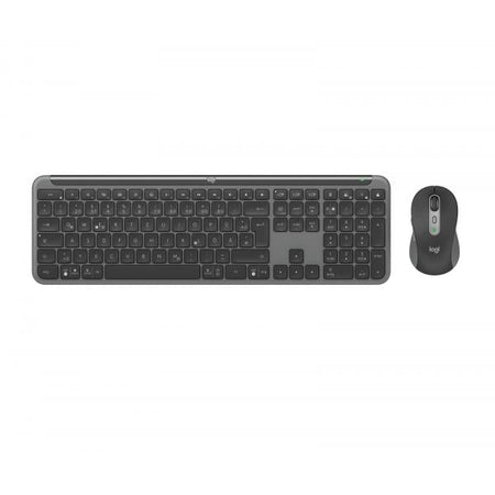 Logitech MK950 Signature Slim tastiera Mouse incluso Ufficio RF senza fili + Bluetooth QWERTZ Tedesco Grafite