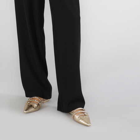 PANTALONE PALAZZO CON PINCES