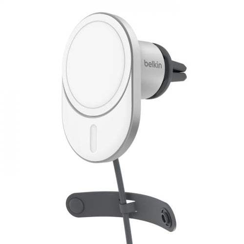 Supporto da auto Belkin per ricarica induttiva - magnetico con alimentatore per auto Qi2 +