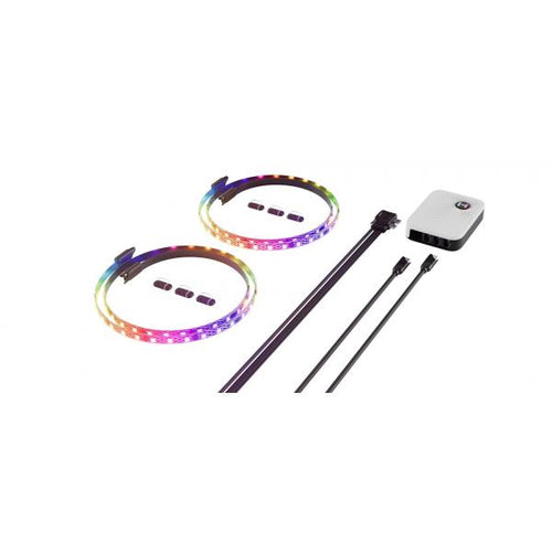 HYTE LS30 Universale Striscia LED (HYTE LS30 RGB LIGHT STRIPS BLK 2PK + NP)