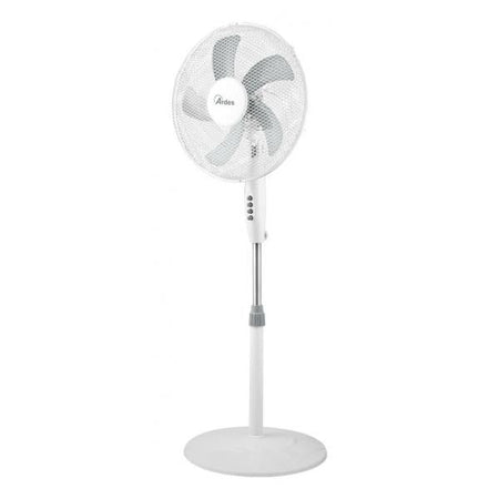 ARDES BRISA (AR5BR41PB) - VENTILATORE A PIANTANA CON PALA COLORATA 40CM, 40W 3 VELOCITA'' BIANCO
