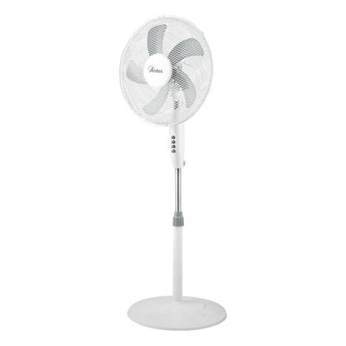 ARDES BRISA (AR5BR41PB) - VENTILATORE A PIANTANA CON PALA COLORATA 40CM, 40W 3 VELOCITA'' BIANCO