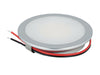 Mini Faretto Led Da Incasso Rotondo 5W AC/DC 12V DC 24V Bianco Caldo Foro 60mm Colore Alluminio Satinato