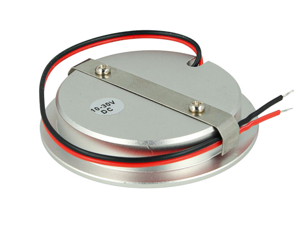 Mini Faretto Led Da Incasso Rotondo 5W AC/DC 12V DC 24V Bianco Caldo Foro 60mm Colore Alluminio Satinato