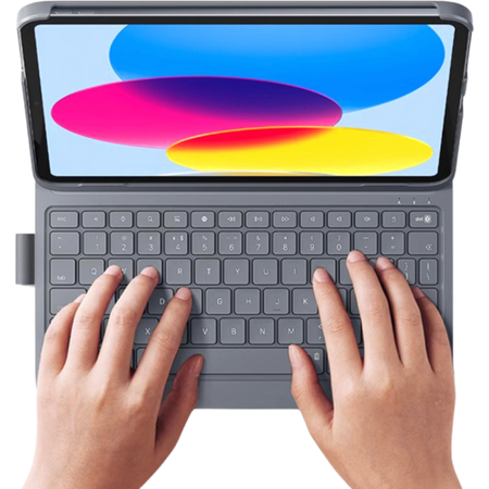 DEQSTER Slim PRO Keyboard fr iPad 10.9 [10. Gen.], iPad Air 11 [4./5. Gen.] und iPad Pro 11, QWERTY Layout (SLIM PRO KEYBOARD 10.9IN [10 - GEN.]/IPAD AIR/IPAD PRO 11IN UK-)