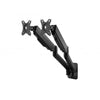 Supporto staffa a parete Equip 650138- per doppio Schermo TV Led, Lcd, Plasma da 17 a 32 - VESA max 100x100 mm