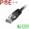 Cablenet 60-6003B cavo di rete Nero 0,3 m Cat6 U/UTP [UTP] (CNL 100PK 0.3M C6 Bk UTP PVC 24AWG FMB)