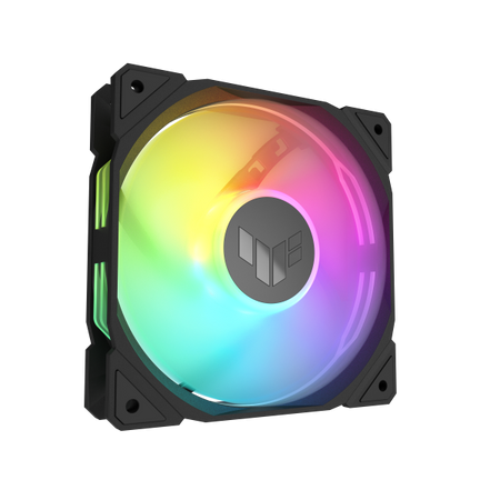 ASUS TUF Gaming TR120 ARGB - Gehuselfter-Kit - Reverse-Lfterbltter - 120 mm - Schwarz (Packung mit 3)