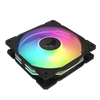 ASUS TUF Gaming TR120 ARGB - Gehuselfter-Kit - Reverse-Lfterbltter - 120 mm - Schwarz (Packung mit 3)