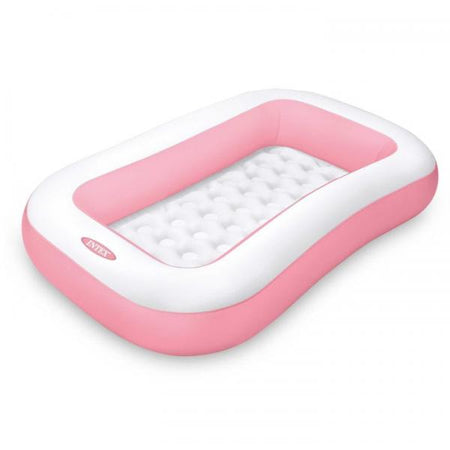 Intex Piscina Gonfiabile Rettangolare 2+ Rosa 166x100x25cm 58423