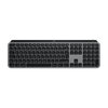 Logitech MX Keys S for Mac tastiera Ufficio RF senza fili + Bluetooth QWERTZ Tedesco Alluminio, Nero
