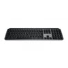 Logitech MX Keys S for Mac tastiera Ufficio RF senza fili + Bluetooth QWERTZ Tedesco Alluminio, Nero