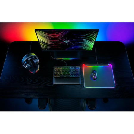 Razer Firefly V2 Pro Tappetino per mouse per gioco da computer Nero