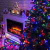 Catena Di Luci Per Albero Di Natale Smart App Tuya Da 180 Led 18 Metri Wifi Rgb