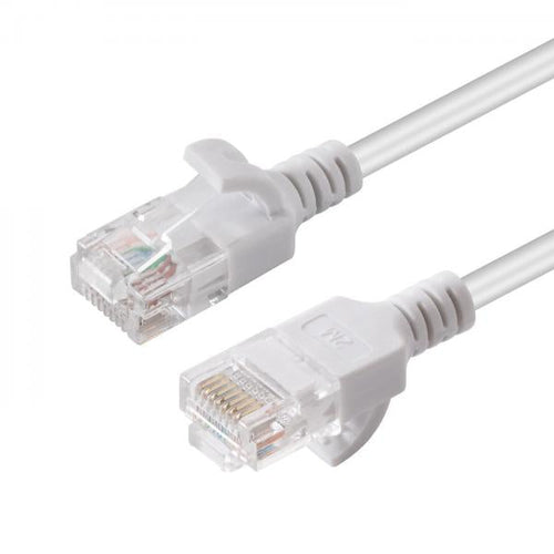 U/UTP CAT6A Slim 0.15M White