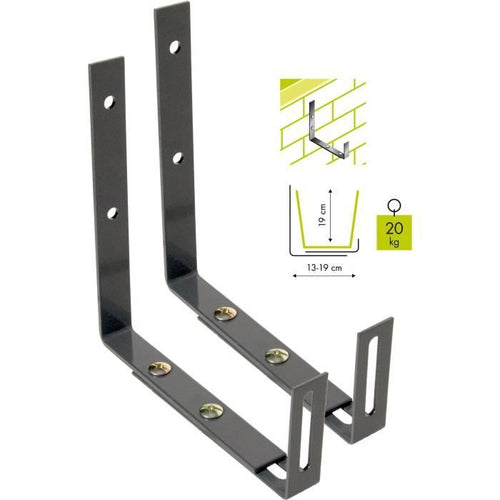 Gancio a muro - GARDEN ID - Regolabile 1x - Versatile - Portata 20 kg - Design intelligente