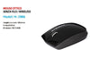 Mouse Wireless Da 2.4 Ghz Senza Filo Ultra Slim Bianco - Nero Pc Tablet Design