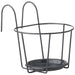 Portavaso da balcone - GARDEN ID - 21 cm Antracite - Dimensioni Ottimali - Design Elegante - Appoggio Sicuro