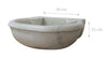 Biscottini Lavandino in marmo bianco L50xPR40xH15 cm Vasca realizzata completamente