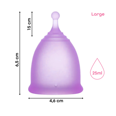 Coppetta Mestruale con Sterilizzatore Portatile in Silicone Medico Riutilizzabile