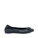 Frau ballerina in nappa navy con fiocco in tinta 70P3