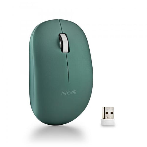 NGS Mouse Wireless Fog Pro 1000dpi 2tasti Green
